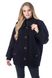 Модная женская куртка пальто от производителя 122 черный фото 2