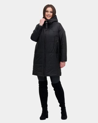 Стильная чёрная куртка от производителя 48-66 размер 73 чорний фото