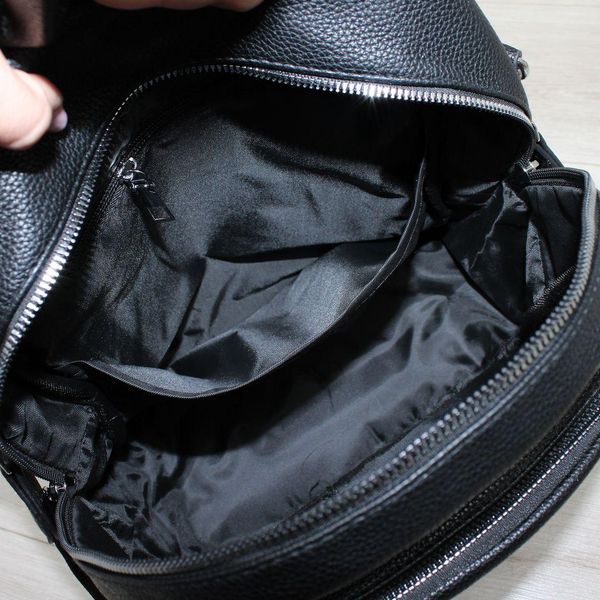 Стильний та місткий рюкзак з екошкіри Д627 фото
