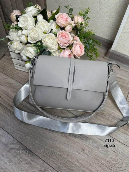 Стильна жіноча сумочка з екошкіри 7113 фото