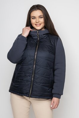 Молодежная модная куртка с капюшоном от производителя Украина 132 серый фото