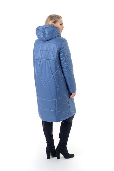 Женская куртка весенняя оптом и розницу 112 голубой фото