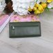 Жіночий шкіряний гаманець на магниті К200 зелений фото 3